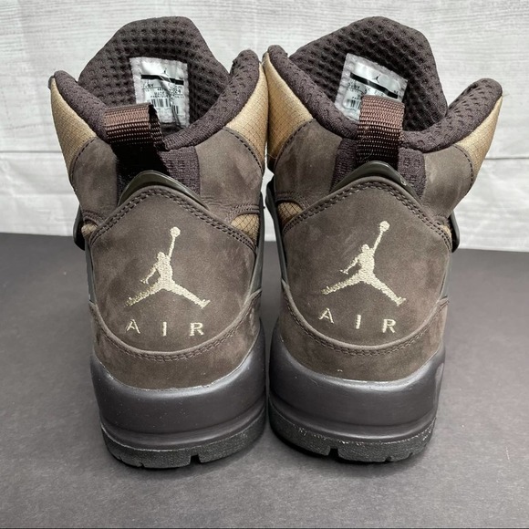 Air Jordan | Brown Suede Jordan Flight 45 Trk High Boot Sneaker 5.5Y - Picture 5 of 11